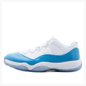 Air Jordan 11 Nike Retro Low UNC Tênis Masculino Branco Azuis | JD-890BH