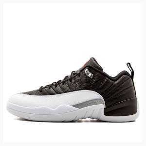 Air Jordan 12 Nike Retro Low Playoffs Tênis Masculino Pretas Branco | JD-279AF