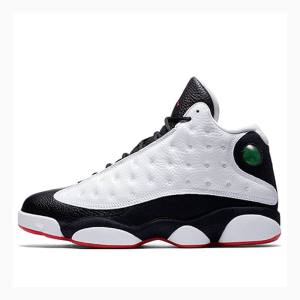 Air Jordan 13 Nike Retro He Got Game 2018 Tênis de Basquete Masculino Branco Pretas | JD-802SL