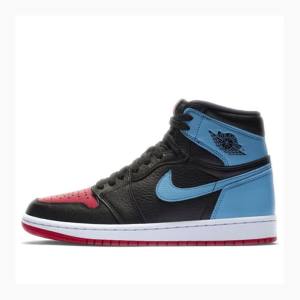 Air Jordan 1 Nike High OG UNC To Chicago Tênis de Basquete Feminino Pretas Azuis | JD-762WM