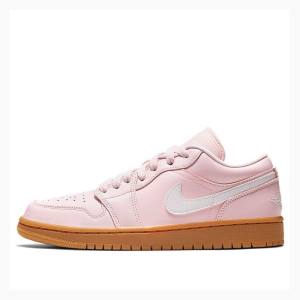 Air Jordan 1 Nike Low Gum Tênis Feminino Rosa | JD-236SJ