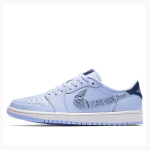 Air Jordan 1 Nike Low 'Royal Tint' Tênis Feminino Azuis | JD-348MH