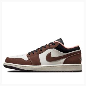 Air Jordan 1 Nike Low SE Mocha Tênis Masculino Branco Marrom | JD-904CU