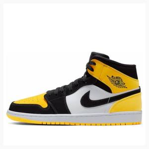 Air Jordan 1 Nike Medio SE Tênis de Basquete Masculino Amarelas | JD-639QX