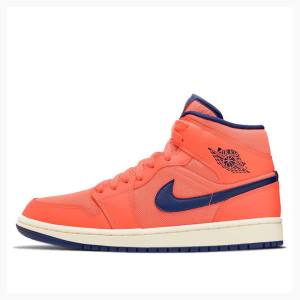 Air Jordan 1 Nike Medio Turf Tênis de Basquete Feminino Laranja | JD-423CV