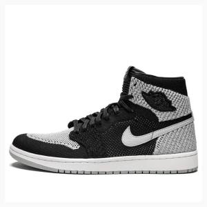 Air Jordan 1 Nike Retro Flyknit Shadow Tênis de Basquete Masculino Pretas Cinzentas | JD-746UZ