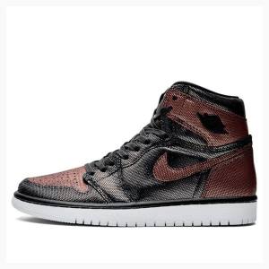 Air Jordan 1 Nike Retro High OG Fearless Tênis de Basquete Feminino Pretas Vermelhas | JD-357SW