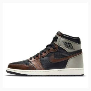 Air Jordan 1 Nike Retro High OG Rust Shadow Tênis de Basquete Masculino Pretas Marrom | JD-879DK