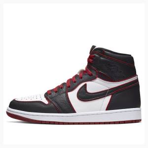 Air Jordan 1 Nike Retro High OG Tênis de Basquete Masculino Pretas Branco Vermelhas | JD-543OX