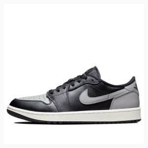 Air Jordan 1 Nike Retro Low Golfe Shadow Tênis Masculino Pretas Branco Cinzentas | JD-045MS