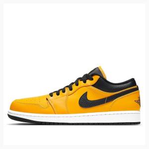 Air Jordan 1 Nike Retro Low Tênis Masculino Douradas Pretas | JD-905LM