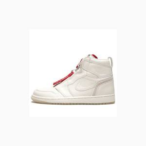 Air Jordan 1 Nike X Anna Wintour Retro High Zip AWOK Tênis de Basquete Feminino Branco | JD-691XO