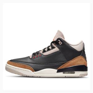 Air Jordan 3 Nike Retro Desert Elephant Tênis de Basquete Masculino Pretas Marrom | JD-957YZ