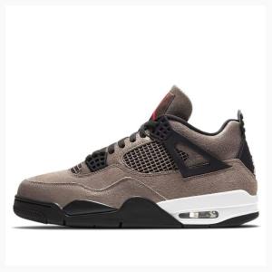 Air Jordan 4 Nike Retro Taupe Haze Tênis de Basquete Masculino Pretas Marrom | JD-249QR