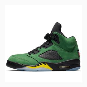 Air Jordan 5 Nike Retro SE Oregon Tênis de Basquete Masculino Verdes | JD-261JR