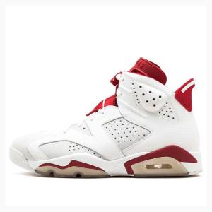 Air Jordan 6 Nike Retro Alternate Tênis de Basquete Masculino Branco Vermelhas | JD-032XM