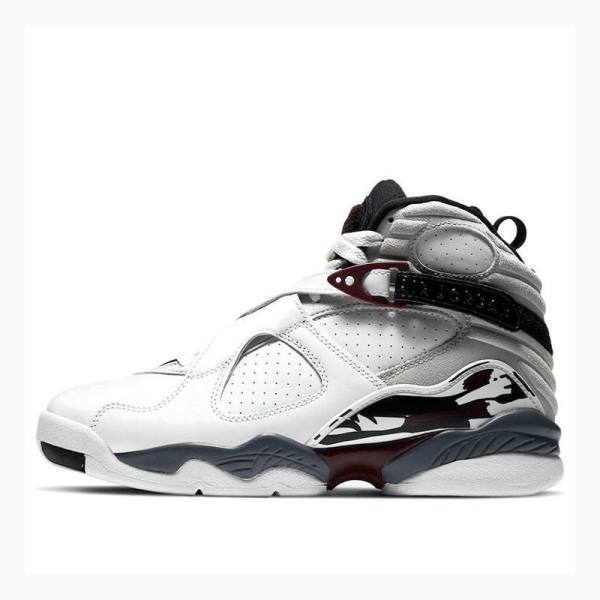 Air Jordan 8 Nike Retro \'Burgundy\' Tênis de Basquete Feminino Branco Vermelhas | JD-057OM