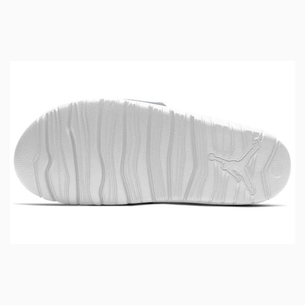 Air Jordan Nike Break Chinelos Masculino Branco Prateadas | JD-549YG